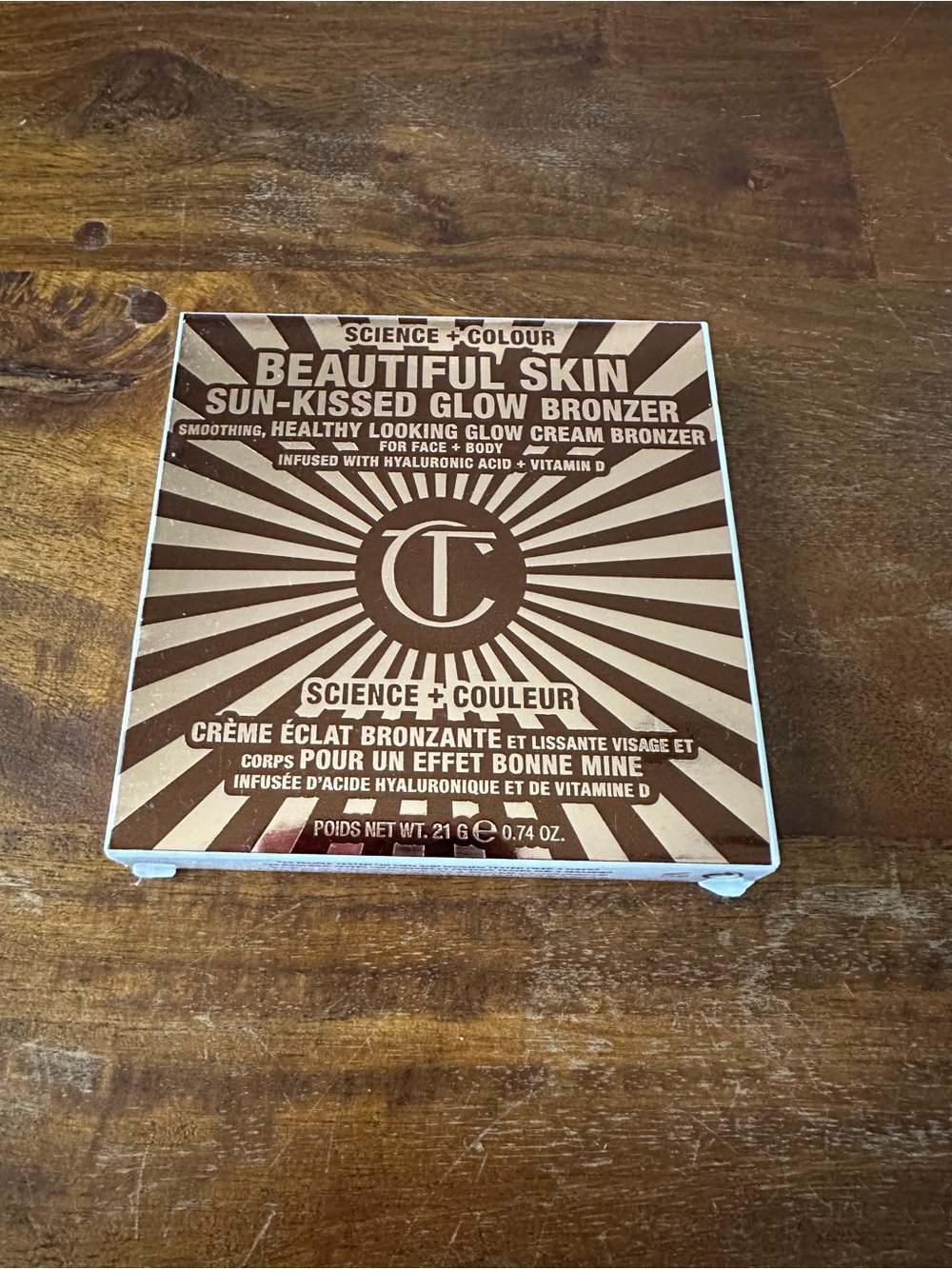 Charlotte Tilbury Beautiful Skin Sun-Kissed Glow Bronzer Medium NEW
